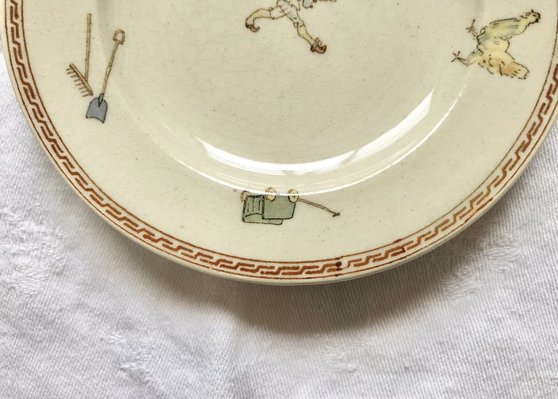 Sarreguemines アンファンリシャール 小さなプレート【E】 | 15区 -Quin