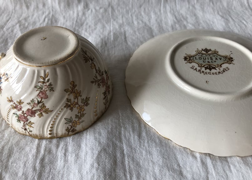 Sarreguemines Louis XV サルグミンヌUC ルイ15世シリーズ カッ Sarreguemines Louis XV サルグミンヌUC ルイ15世シリーズ カッ