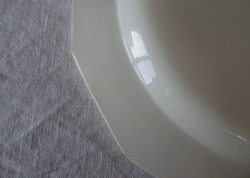 フランスアンティーク　クレイユ　ドデカゴン Creil 