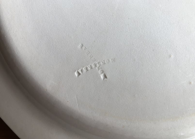 Montereau モントロー単独刻印 平皿【B】 | 15区 -Quinzième-