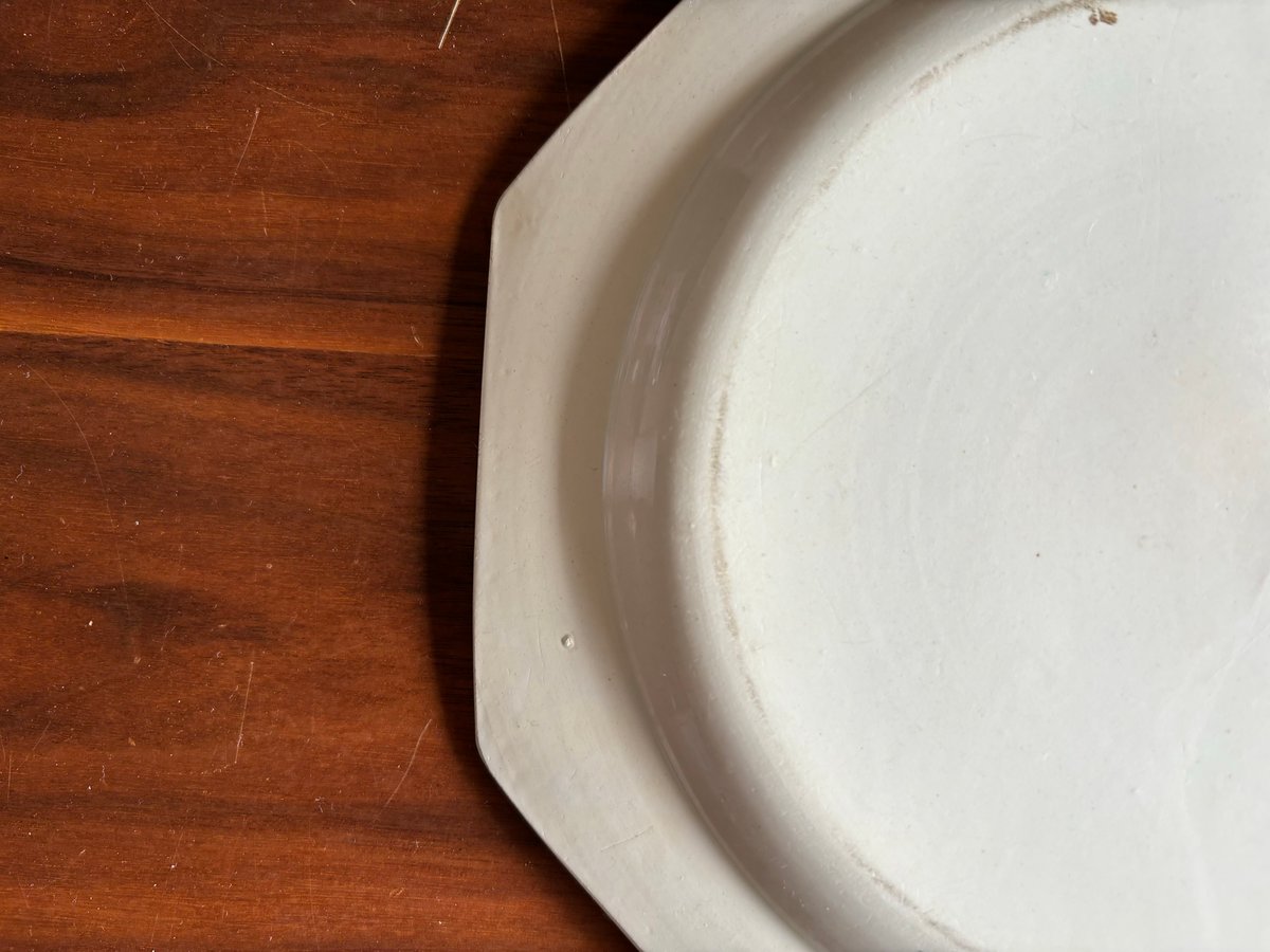 フランスアンティーク　シャンティイ　オクトゴナル Chantilly シャンティイ オクトゴナル 平皿 フランス