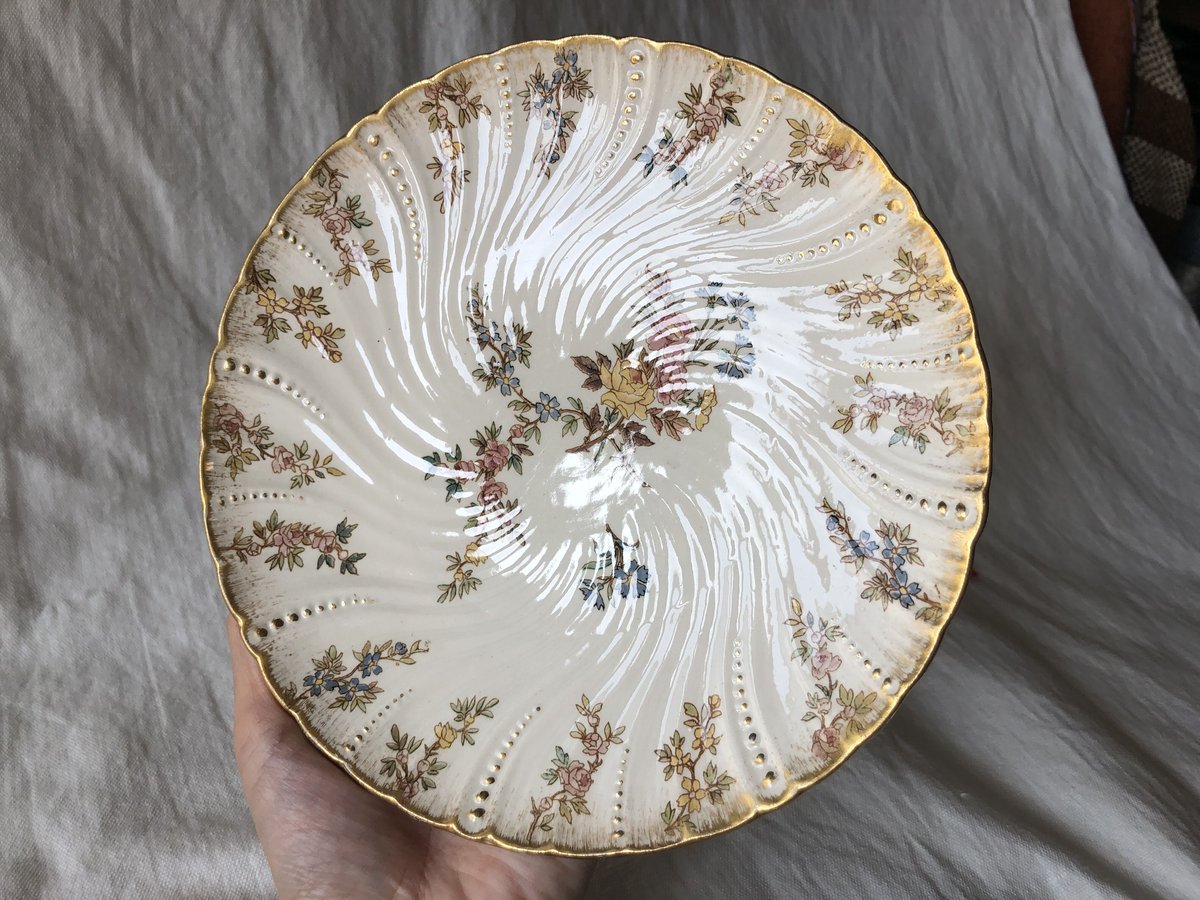 Sarregumines Louis XV サルグミンヌルイ15世プレート【E】 U&C Sarreguemines【Louis XV】ルイ15世ガトープレート18cm_C