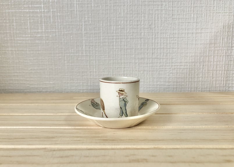 Sarreguemines アンファンリシャール カップ＆ソーサー（おままごと