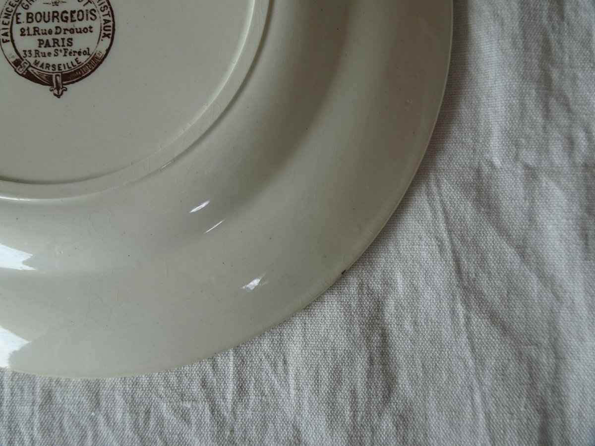 Émile Bourgeois エミールブルジョワ セピア色のプレート【A】 | 15区