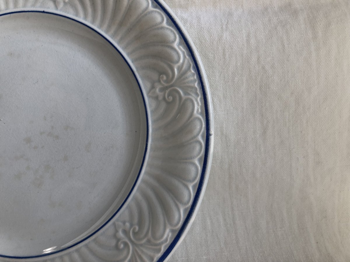 Creil et Montereau クレイユエモントロー レリーフ皿 | 15区 -Quin