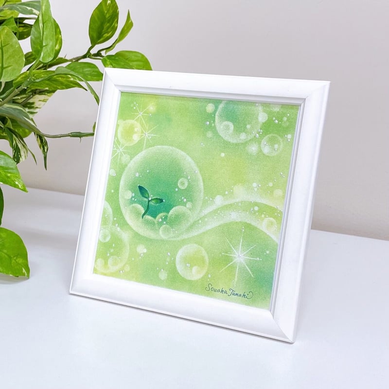 私が描いたパステル画 パステルアート│私の大切なもの（原画15×15㎝） | Sowaka's GALLERY