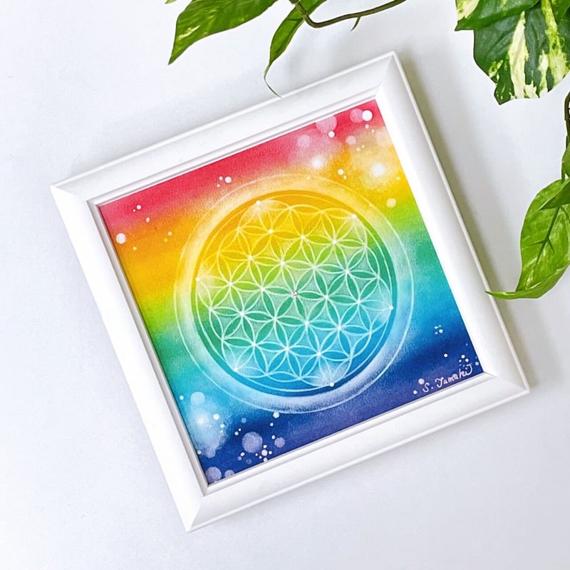 ダイヤモンドアートクラブ DAC Rainbow Flower Power ビーズ