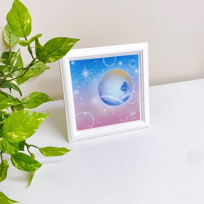 再販】パステルアート│私の世界（原画15×15㎝） | Sowaka's GALLERY