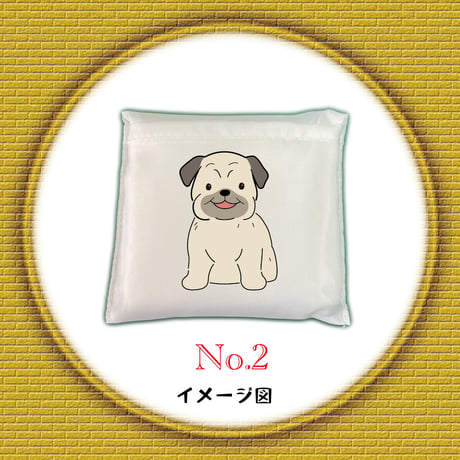 わんちゃんシリーズ　No.1 折り畳みエコバック