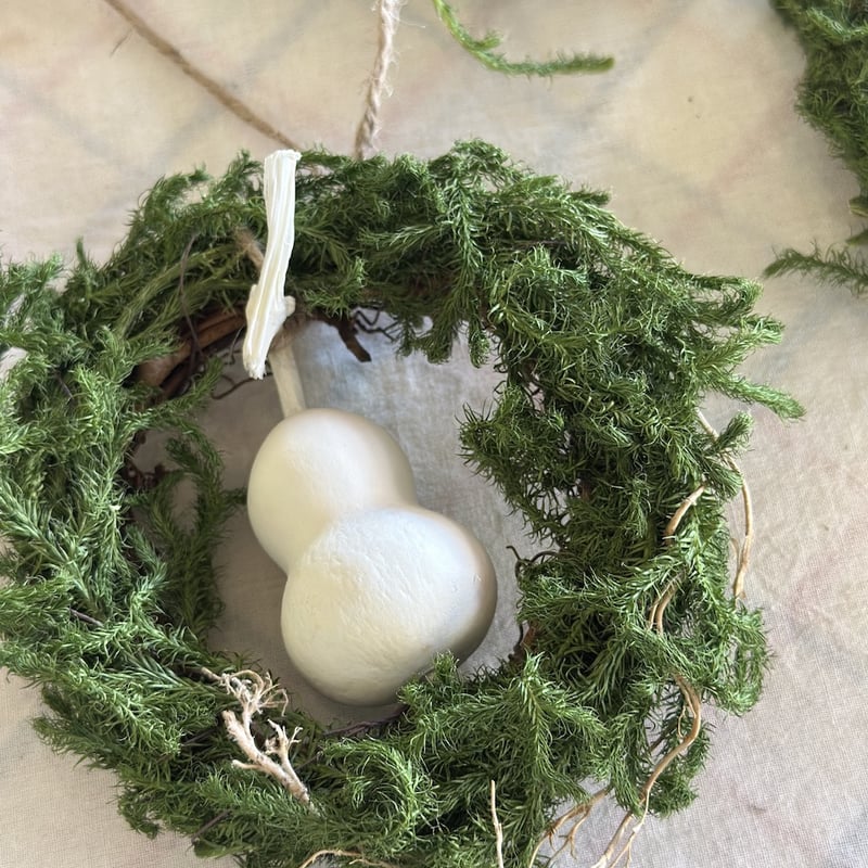 京都北山のヒカゲノカズラのリース（neem） | 撓撰 _tawawa_