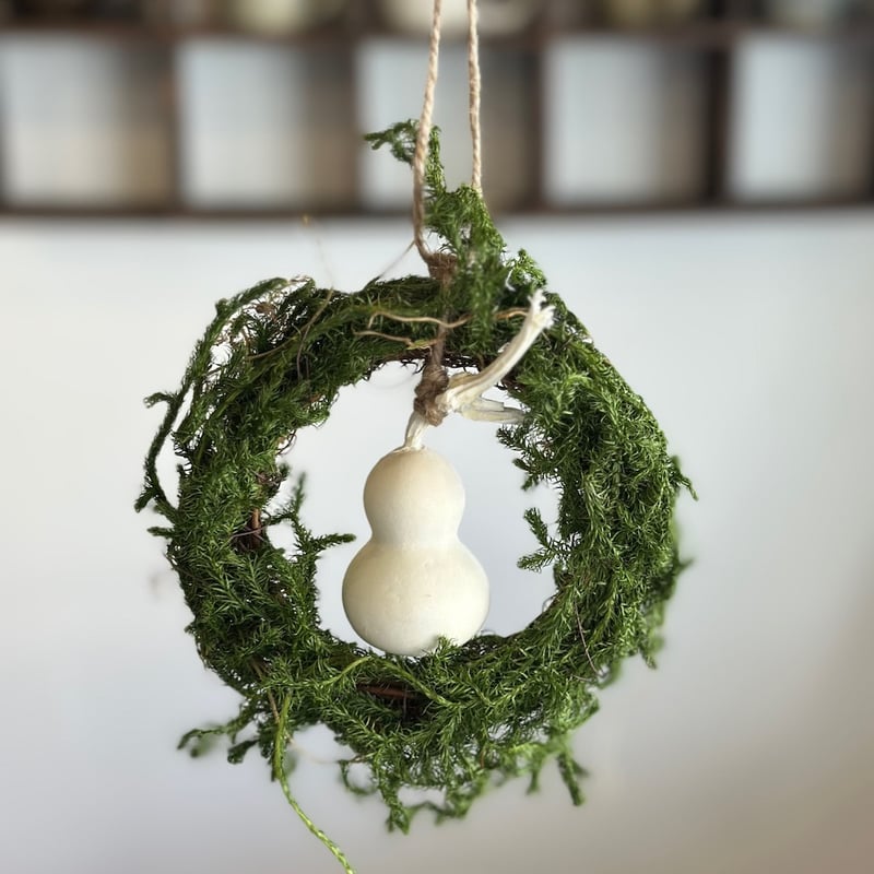 京都北山のヒカゲノカズラのリース（neem） | 撓撰 _tawawa_