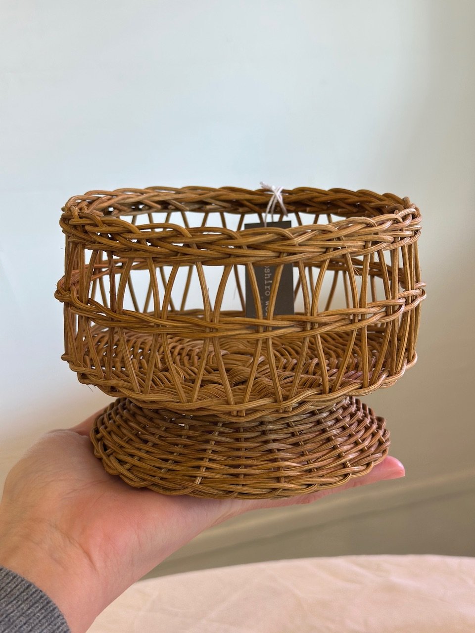 ラタン編みのコンポート皿（kuroshiro works） | 撓撰 _tawawa_