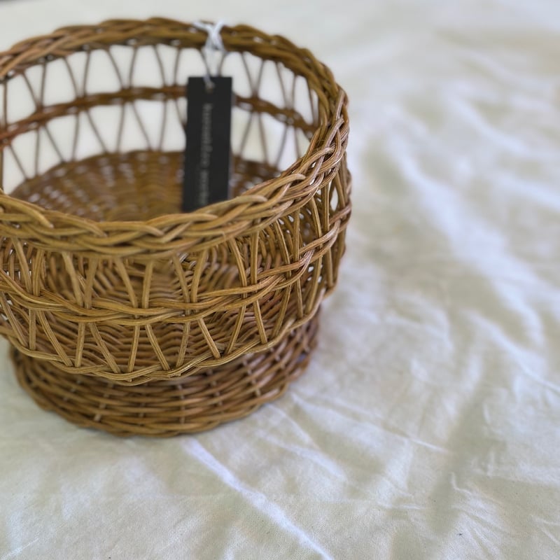 ラタン編みのコンポート皿（kuroshiro works） | 撓撰 _tawawa_