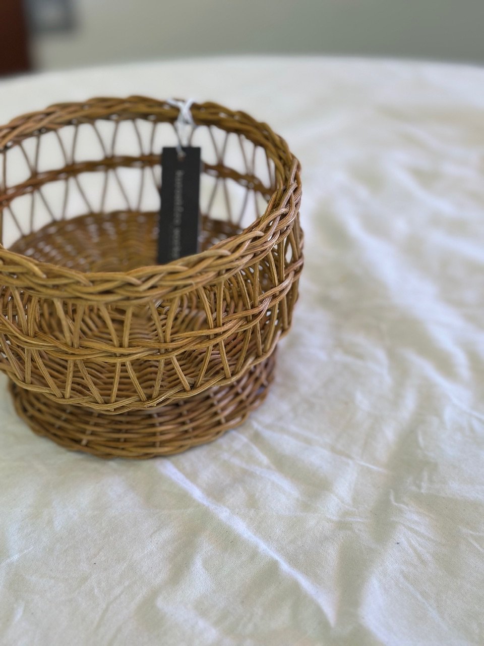 ラタン編みのコンポート皿（kuroshiro works） | 撓撰 _tawawa_