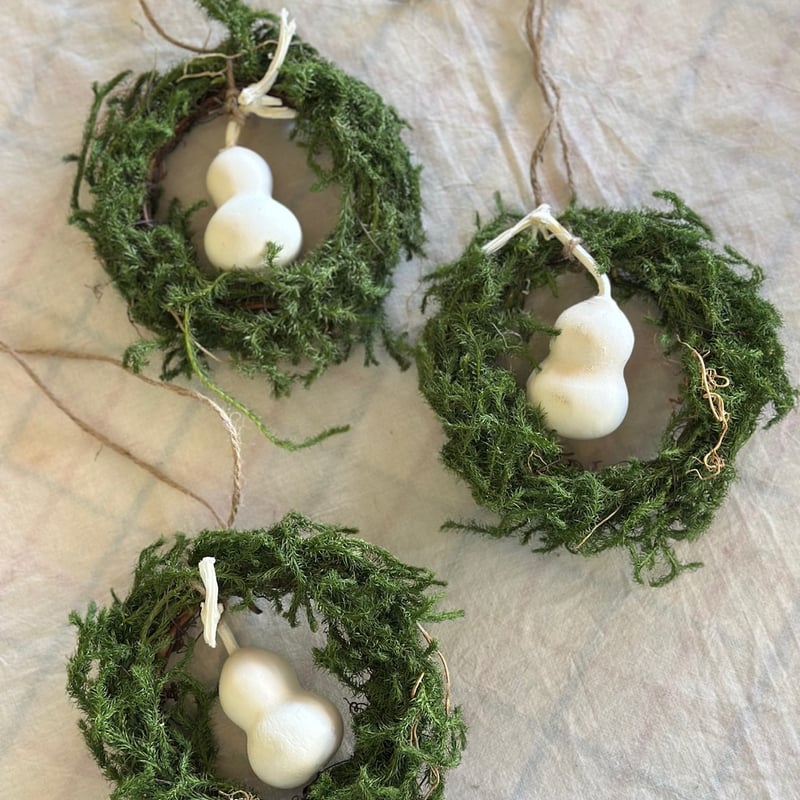 京都北山のヒカゲノカズラのリース（neem） | 撓撰 _tawawa_