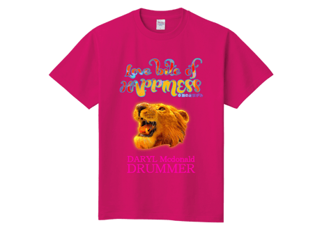 ダリルTシャツショッキングピンク