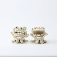 シーサー 2体セット 笑福シーサー【大】 1対（2体セット） | 幸せを呼ぶシーサー&茶碗
