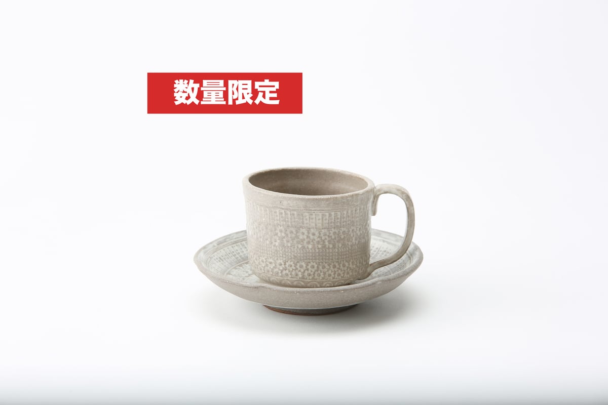 送料無料　三島　カップアンドソーサー5客　未使用 classic_cs_gre_ss1100.jpg?v=