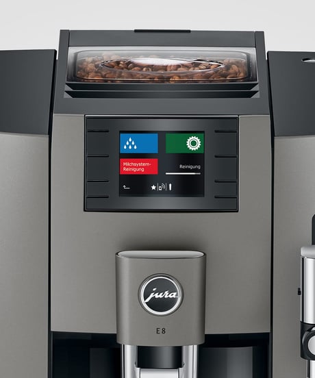 JURA（ユーラ）E8 G2 Dark Inox　全自動エスプレッソマシン（100Vタンク式）  中古機