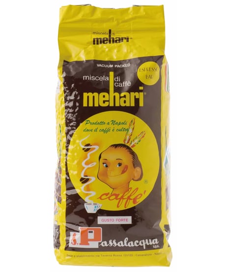 パッサラックア（PASSALACQUA） MISCELA DI CAFFÈ MEHARI カッフェ・メハリ　エスプレッソ豆・　イタリア（アラビカ・ロブスタブレンド）