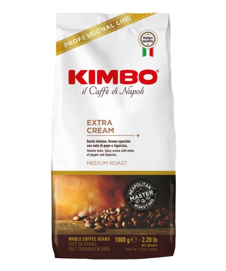 キンボ（KIMBO） エスプレッソ豆・エキストラクリーム　イタリア（アラビカ・ロブスタブレンド）