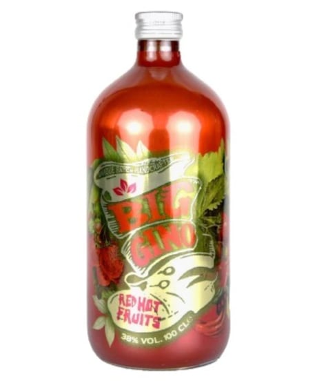 ビッグジーノ　レッドホットフルーツ　RED HOT FRUITS クラフトジン 1000ml