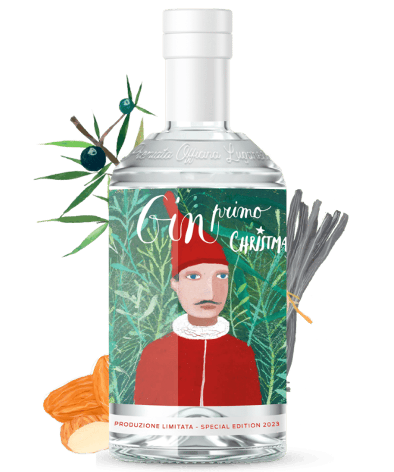 シンギングリン絵画　3/100 限定版 ジンプリモ クリスマス Gin Primo Christmas クラフトジン 700ml 【限