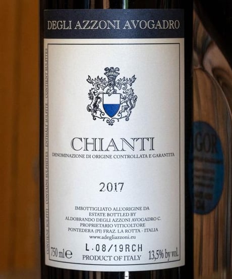 コンテ アルドブランド  キャンティ 2022【CONTE ALDO BRANDO CHIANTI 2022】赤ワイン