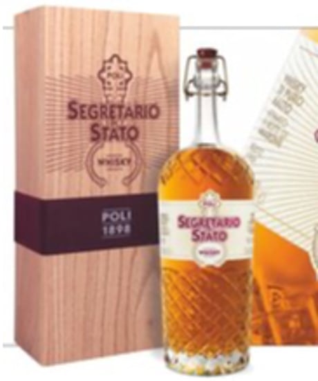 ポーリ　セグレタリオ ディ スタート イタリアンウィスキー 缶入り/ POLI SEGRETARIO DI STATO