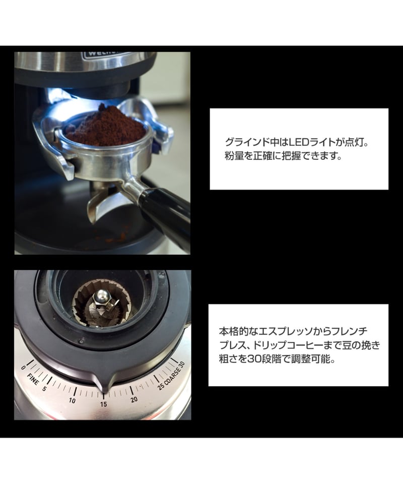 WPM（ダブリュピーエム）Z D-17N コーヒーグラインダー | AUTENTICO ITA