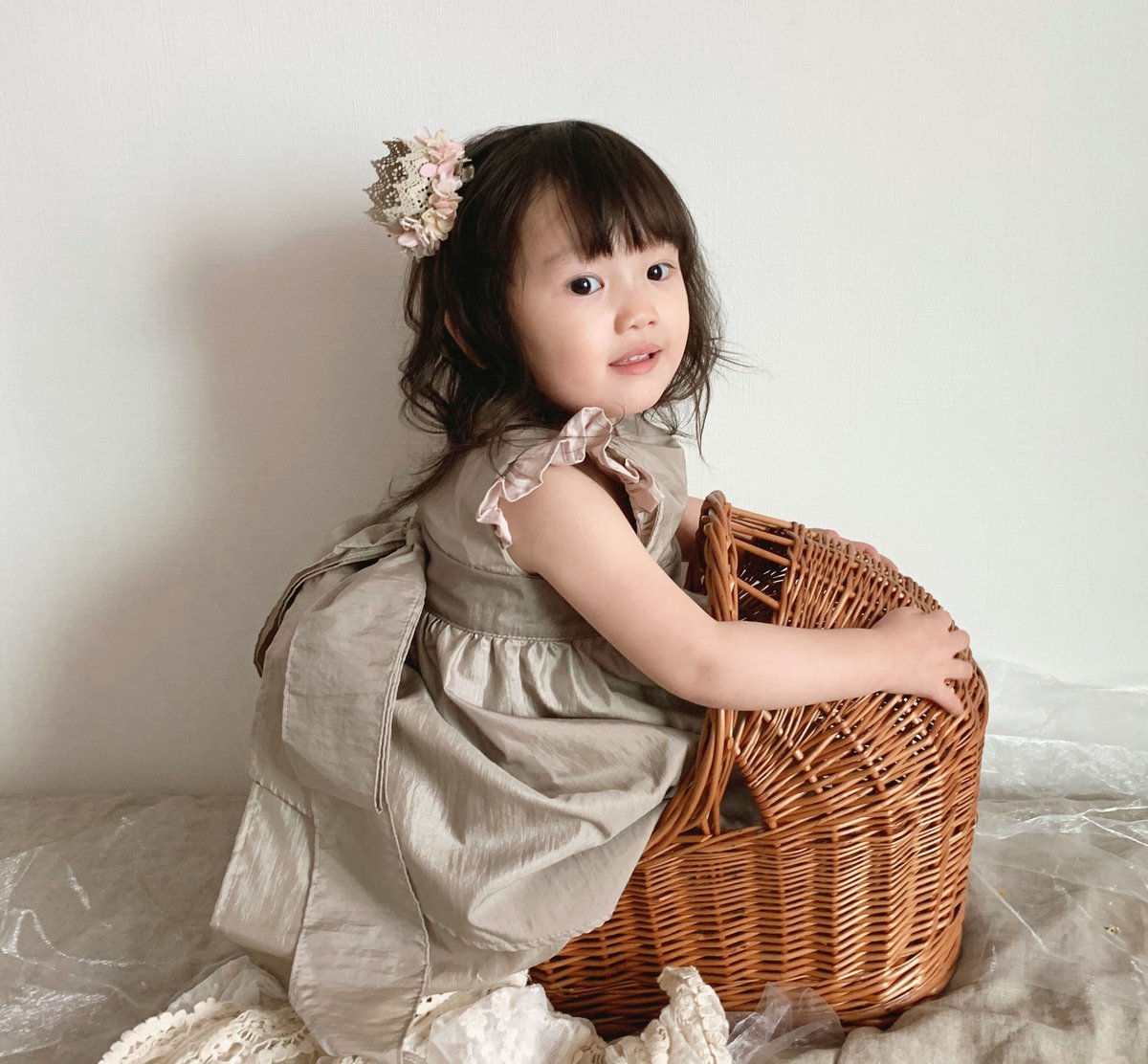 ドレスエプロンGirls シャンパンベージュ | LibeRimater