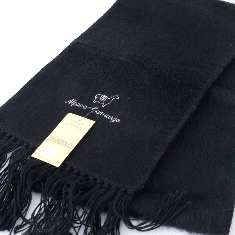 国内正規 未使用 Sefr セファー アルパカ マフラー 24FW ブラック CAMARGOアルパカマフラー/ブラック | PACHAMAMA
