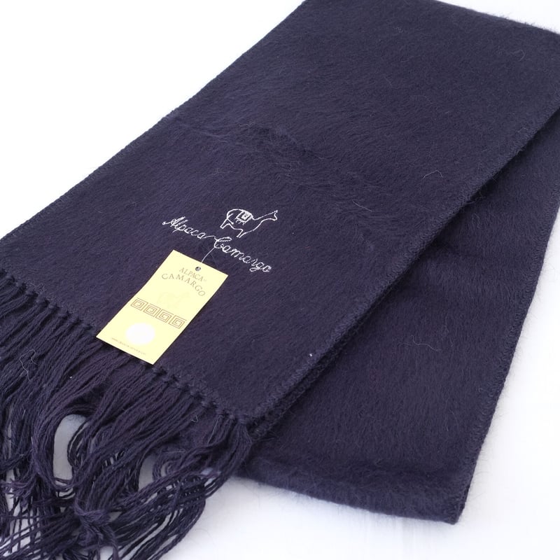 CAMARGOアルパカマフラー/ネイビー | PACHAMAMA