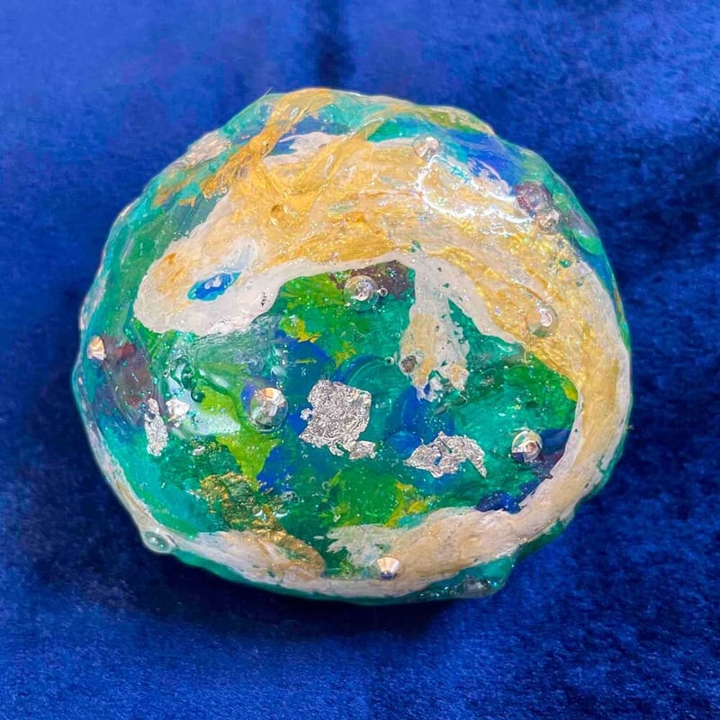 風水開運絵画＊合格祈願 学力向上 試験合格 光掴昇龍～金龍～就職 青