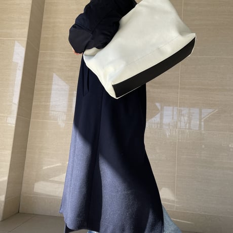Tote Bag [White×Black]