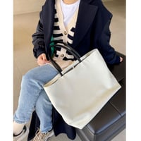 Tote Bag [White×Black]