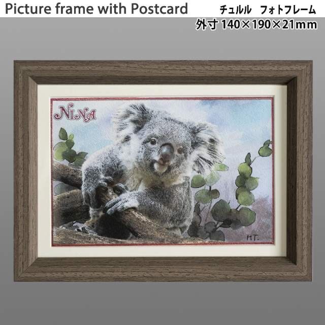 コアラ コアラ 額入りポストカード Nina #064 | コアラの森