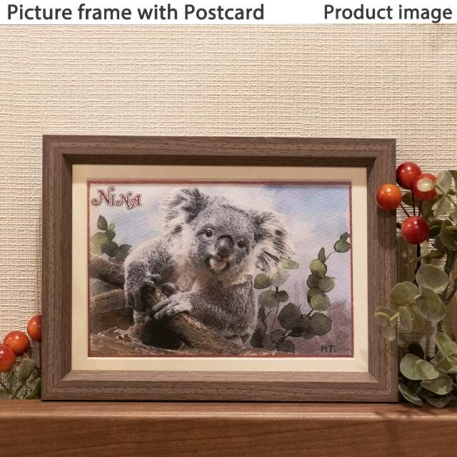 コアラ 額入りポストカード Nina #064 | コアラの森