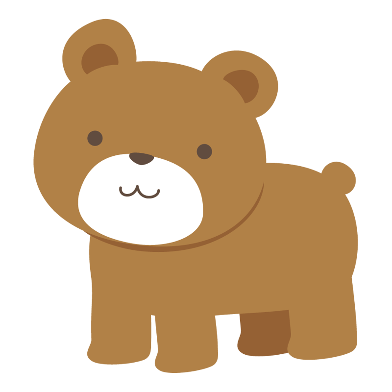 くまのイラスト | イラサポショップ