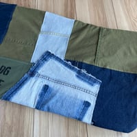 ペットカート用あごのせクッション M  デニムパッチ