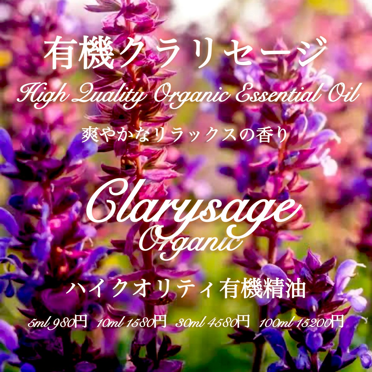 有機クラリセージ精油10ml | Earthshare Aroma