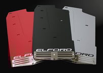 デリカ D5 前期 ELFORD マッドフラップ4枚セット&リアアンダーフラップ エルフォード デリカ D:5 前期 専用マッドフラップ 4枚セット