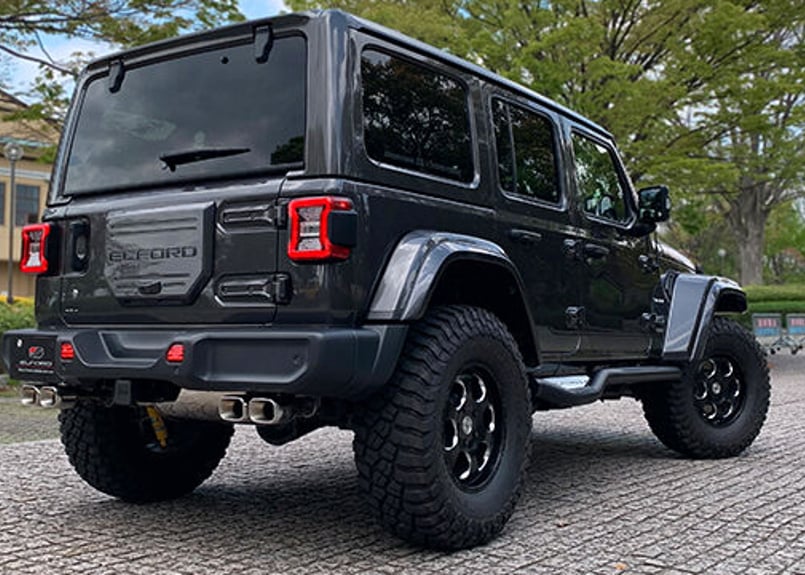 Jeep サイドステップ ブラック JAOS サイドステップ ブラック ランドクルーザー 300系 GR SPORT