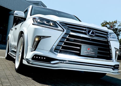 ＬＥＸＵＳ　ＬＸ５７０・モデリスタ製フロントスポイラー装着車用ＬＥＤデイランプパネル　塗装済み品