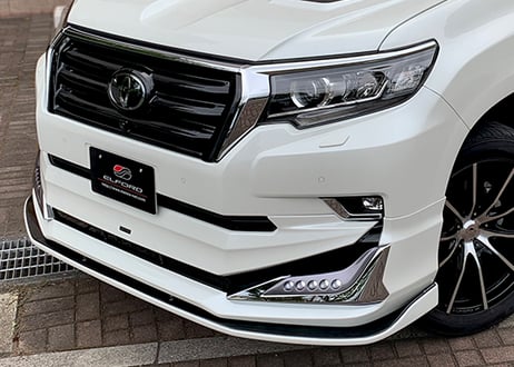 ランドクルーザープラド・１５０系 後期（２０１７年以降）モデリスタスポイラー専用ＬＥＤデイランプパネル　塗装済み品