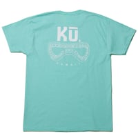 T-shirts "Mint Green x White"