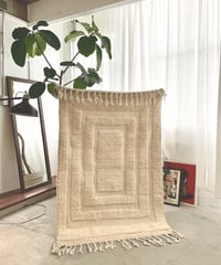 Zanafi Navy Moroccan rug【ザナフィ ネイビーモロッカンラグ】 | Sa