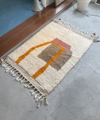 Zanafi Navy Moroccan rug【ザナフィ ネイビーモロッカンラグ】 | Sa
