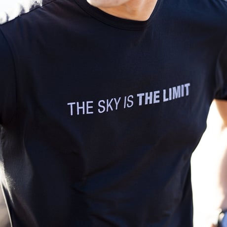"THE SKY IS THE LIMIT" T Shirt #1 Black