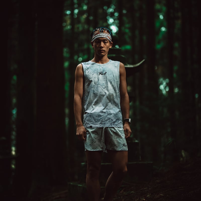 Race Sleeveless Shirt #3 Suminagashi | Ruy